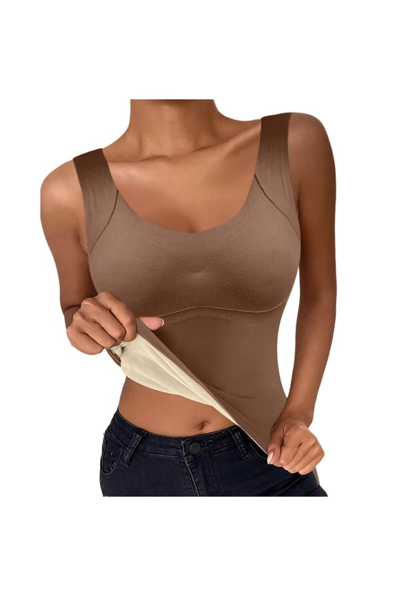 Women's Sherpa Lined Lounge Warm Top Men's Thermal Underwear Base Layer Shirt Cold Weather Lined Warm Winter Top Heated Undershirt for