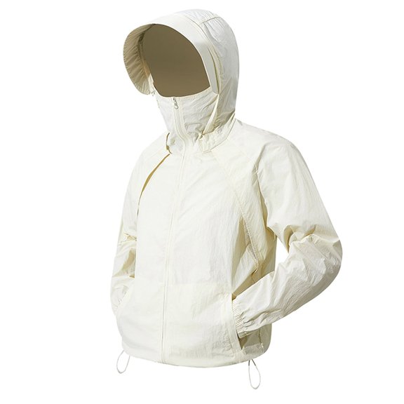 QHFBli Women's UPF 50  Sun Protection Hoodie Jacket Lightweight Long Sleeve Sun Shirt UV Hoodie with Pocket