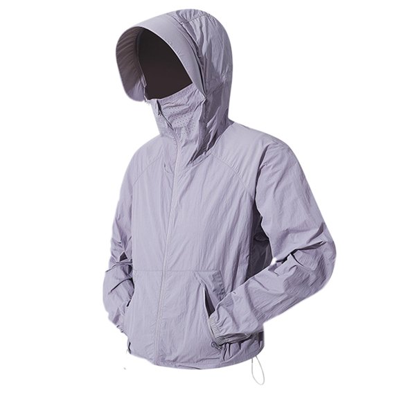 QHFBli Women's UPF 50  Sun Protection Hoodie Jacket Lightweight Long Sleeve Sun Shirt UV Hoodie with Pocket