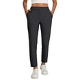 thumbnail image 1 of QHFBli Women's Work Pants Stretchy 7/8 Ankle Dress Pants for Women Business Casual Tapered Slacks for Teacher, Golf, Travel, 1 of 6