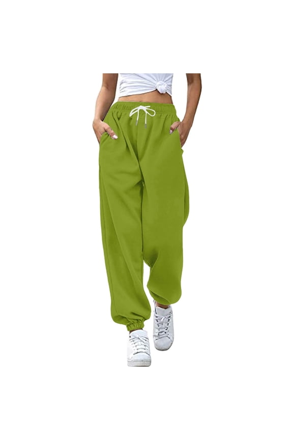 Womens Joggers Pants Sweatpants Lounge Yoga Boho Trousers with Pockets