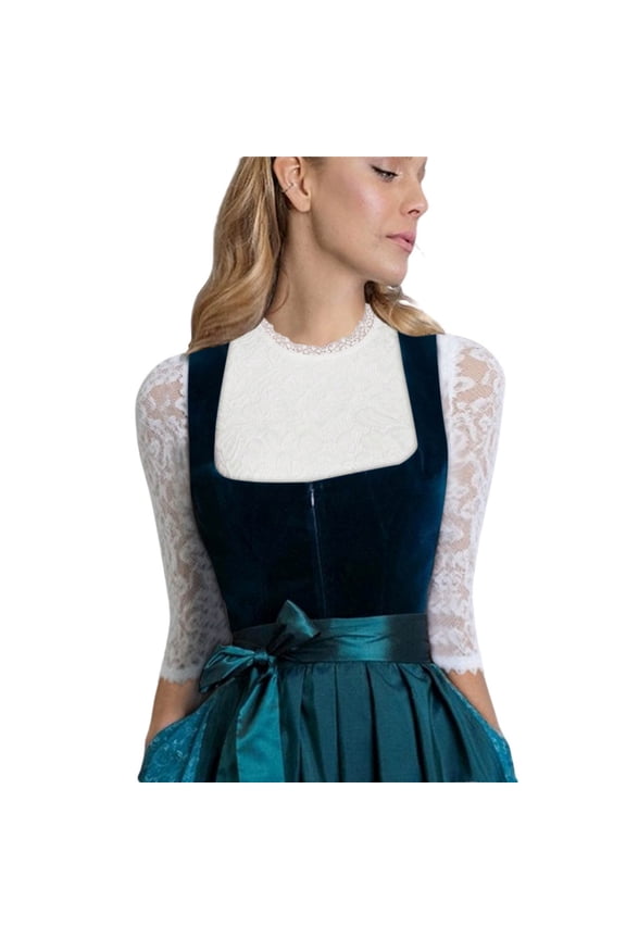 Womens Oktobertfest Dirndl 2 Piece Authentic Dirndl for Bavarian Carnival Oktoberfest Dress German Trachten Dirndl