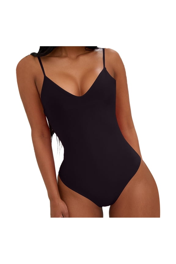 Womens One Piece Swimsuit Scoop Front Tummy Control Bathing Suit