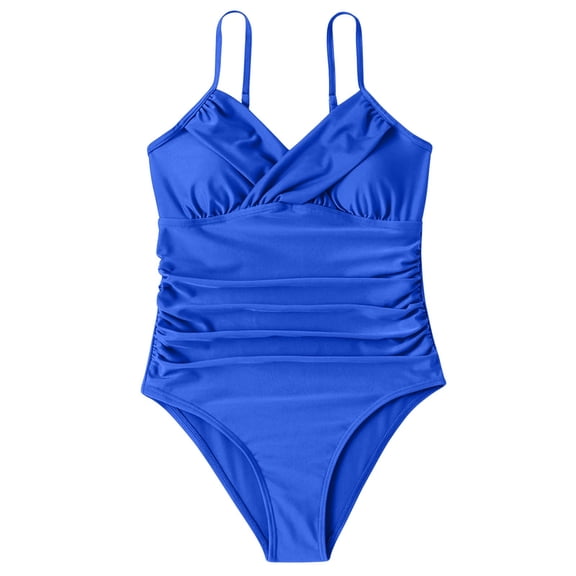 QHFBli Womens One Piece Swimsuit Women's Fashion Swimsuit Multicolor Backless Swimsuit