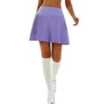 thumbnail image 1 of QHFBli Womens Pleated Tennis Skirts with Pocket Shorts High Waisted Skorts Lightweight Golf Skirt Flowy Athletic Skort, 1 of 4