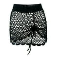 thumbnail image 1 of QHFBli Womens Pure Hand Crochet Hollow Out Shell Khaki Swimwear Swimsuit Cover Up Beach Skirt, 1 of 6