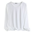 thumbnail image 1 of QHFBli Womens Thermal Top / Long Johns Top Women's Slim Fit O-Neck Lined Thermal Underwear Long Sleeve Base Layer Shirt for Cold Weather Comfort, 1 of 7