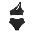 thumbnail image 1 of QHFBli Womens Two Piece Bathing Suit Criss Cross Underwire Bikini High Cut Swimsuit, 1 of 7