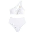 thumbnail image 1 of QHFBli Womens Two Piece Bathing Suit Criss Cross Underwire Bikini High Cut Swimsuit, 1 of 7