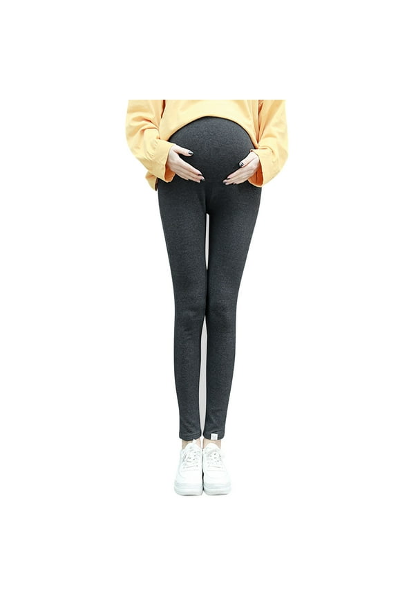 Yoga Leggings for Women Plus Size Maternity Leggings for Women Stretchable Belly Support Pregnancy Wear Comfortable Soft Fit