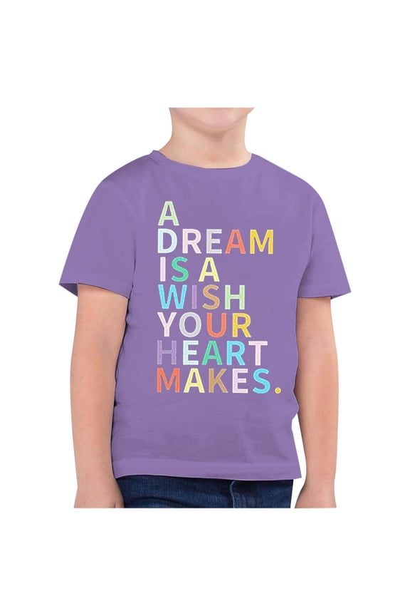 You Can Do Hard Things Teacher T Shirt Womens Let it Be Live Happy Happiness Graphic Tees Purple 10-11 Years