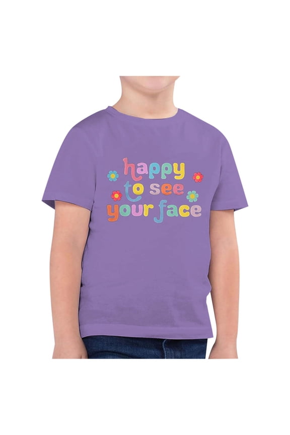 You Can Do Hard Things Teacher T Shirt Womens Let it Be Live Happy Happiness Graphic Tees 3-4 Years