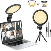 72 LED Ring Light for Computer, Video Conference Lighting Kit 3000k-6500K Dimmable Selfie Ring Light，6" Laptop Ring Light with Clip and Tripod for Zoom Meeting, Webcam Lighting, Online Learning