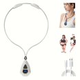 thumbnail image 1 of Wiher Portable Neck Massager, Mini Pulse Pendant Electric Cervical Massager, for Neck Shoulder Pain Relief, 5 Modes, Home Office Travel Use (White), 1 of 12