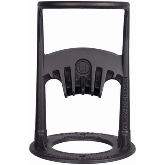 QHTER Firewood Kindling Splitter  Original Cast Iron Wood Splitting Wedge, 6.5" Safety Ring, Large 12" Frame, No Axe Needed, New Zealand Designed & Australian Made