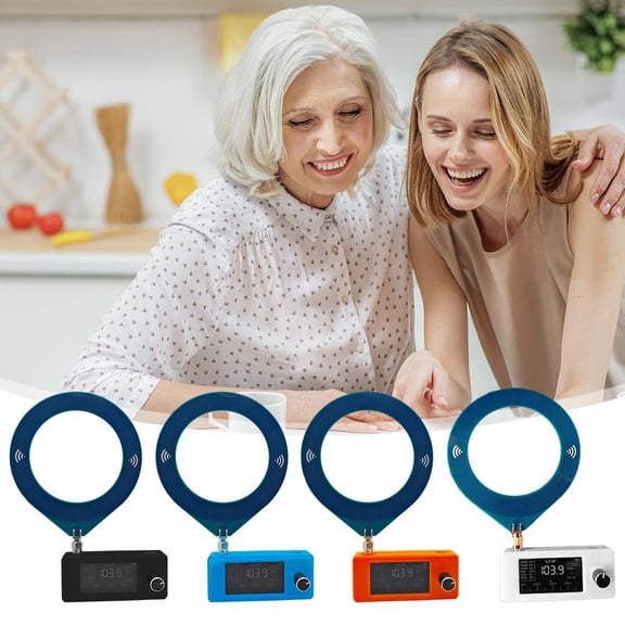 QHUDLV 0.5‑108 MHz Mini Pocket Radio,LSB USB AM Tuner with Antenna,Compact Receiver