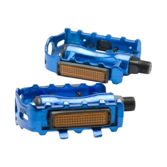 QHUDLV 1 Pair Bike Pedals, Aluminum Alloy Lightweight Mountain Bike Pedal for MTB Road Mountain Cycling Road Bicycle