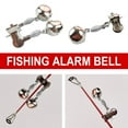 thumbnail image 1 of QHUDLV -10pcs Fishing Bite Alarms Fishing Rod Bell Rod Clamp Tip Clip Bells Rings Metal, 1 of 9
