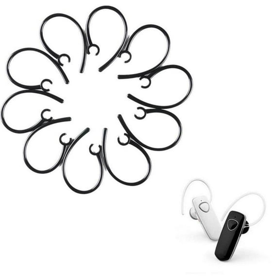 QHUDLV 10pcs Replacement Earhook,Loop Earhook for Bluetooth Headset, Secure and Comfortable