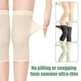 thumbnail image 1 of QHUDLV 1Pair Summer Thin Knee Support Brace Sports Knee Pads Gym Running I2I, 1 of 9