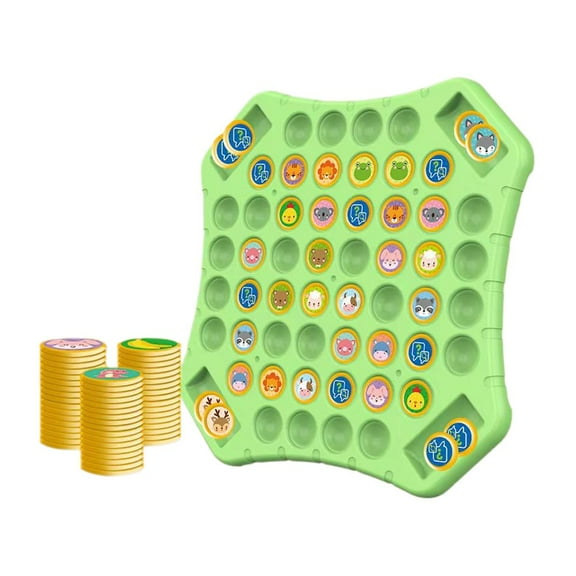 QHUDLV 2-4 Player Flip Chess Memory Game – Board Game for Battle Puzzle and Focus Training