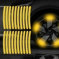 thumbnail image 1 of QHUDLV 20pcs Car Tire Rim Reflective Sticker Night Warning Strip Motorcycle Hub Bike Wheel Auto Reflector Decals Stickers, 1 of 9