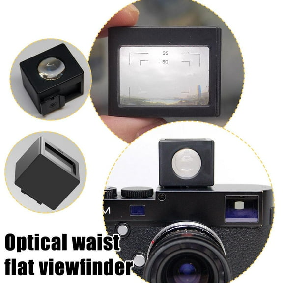 QHUDLV 28mm Optical Waist Level Finder,External Viewfinder,Fits Ricoh GR X Series