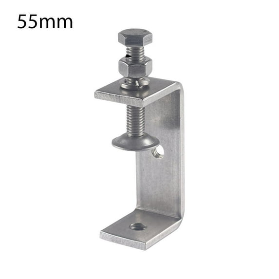 QHUDLV 2Pcs 304 Stainless Steel C Clamp, Tiger Clamp Woodworking-Clamp Heavy Duty C-clamp With Wide Jaw Openings, Adjustable, Wide Jaw Openings (75MM)