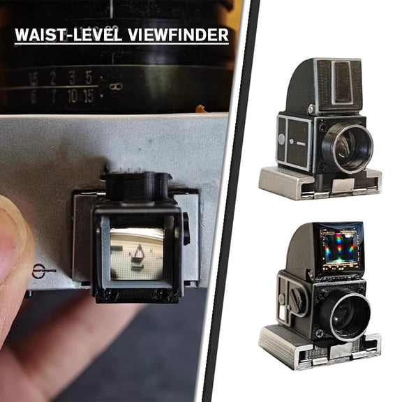 QHUDLV 35/50 mm Optical Waist Level Viewfinder,External Camera Accessory