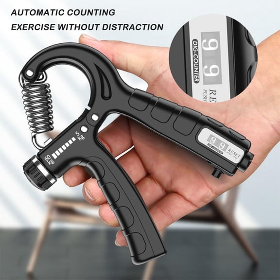 QHUDLV 5 60 KG Sport Hand Strengthener Forearm Grip Adjustable FingerExerciser New Z3