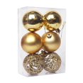 thumbnail image 1 of QHUDLV 6cm Plastic Christmas Balls, Lightweight Ornaments for Holiday Tree Decor, 1 of 9