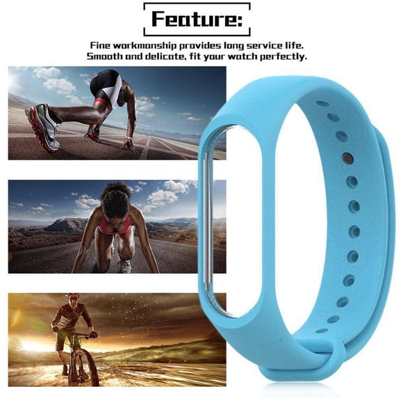 QHUDLV Adjustable Watch Band Strap,For Mi Band 3/4,Smartwatch Replacement Bracelet