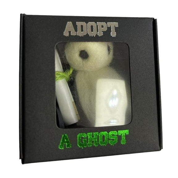 QHUDLV Adopt A Ghost Cute Halloween Pocket Ghost Plush Toy Felt Little Ghost Gift C0O3 Family Decorations Children Box