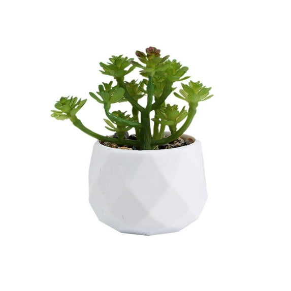 QHUDLV Artificial Cactus Plant,Small Faux Pot,Mini Home Decor