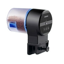 QHUDLV Automatic Fish Feeder,Adjustable Aquarium Food Dispenser,Timer Control