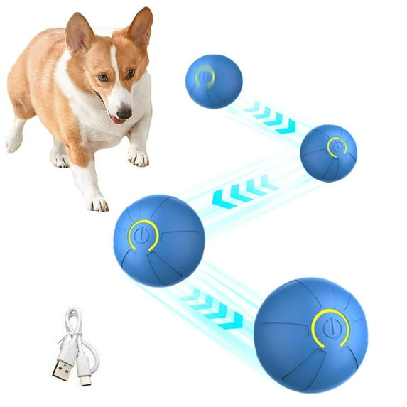 QHUDLV Automatic Jumping Ball Interactive Dog Training Toy Puppy Play Ball