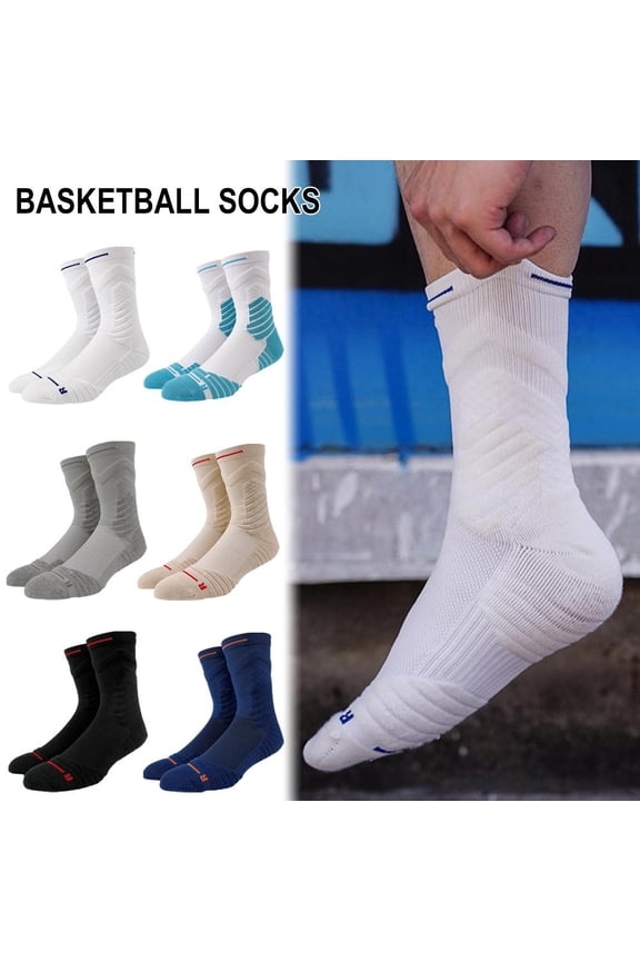 Basketball Socks Men Towel Bottom Non-Slips Sports Professional Quick Dry
