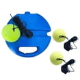 thumbnail image 1 of QHUDLV Bduttlefish Tennis Trainer Rebound Ball with 3 String Balls,Solo Tennis Practice Reaction Kit/Ball,Tennis Trainer Rebound Ball with Base,Portable Tennis Training Tool,for Beginners, 1 of 5