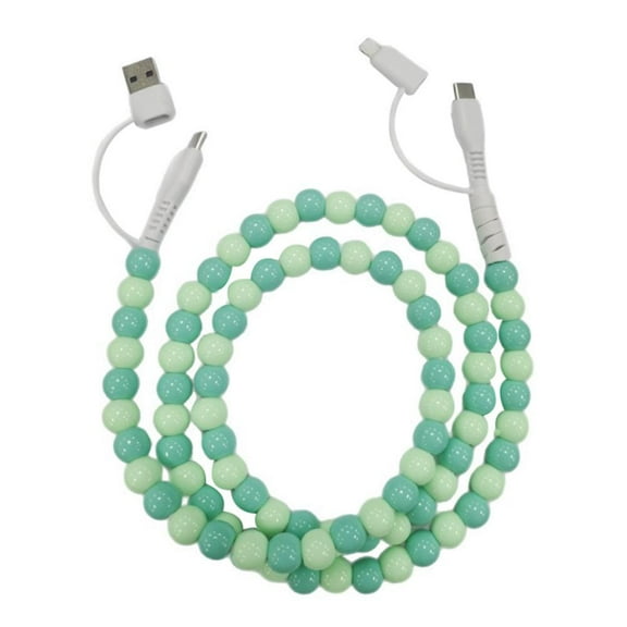 QHUDLV Beaded Charging Cords, Biographyn Beaded Charging Cord & Fast Charging Cable