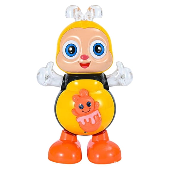 QHUDLV Bee Electric Toy, Realistic Music and Dance Design, Touch Start, Eco-Friendly ABS Material, Fun for Parties and Gifts