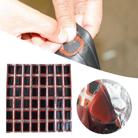 QHUDLV Bicycle Puncture Patches - Bike Tire Tube Repair Kit
