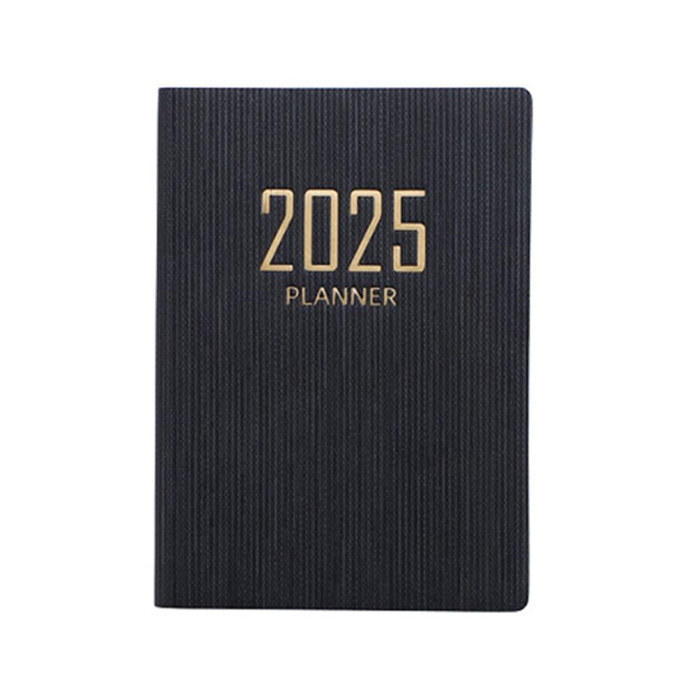 QHUDLV Black 20252025 A7 English Schedule 2025 Creative Small Pocket Notebook Foreign Trade