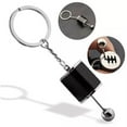 thumbnail image 1 of QHUDLV Black Key Chains Six Speed Manual *-Gear Key Chain AutoCar Shifter Knob Hot, 1 of 9