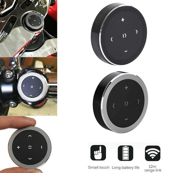 QHUDLV Bluetooth Media Audio Music Remote,Control Button for Car Media and Entertainment