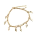 thumbnail image 1 of QHUDLV Boho Anklet Foot Chain, Silver-Plated Beaded Bracelet, Beach Summer Jewelry Accessory, 1 of 9
