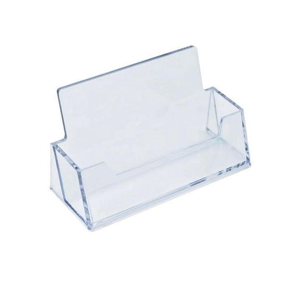 QHUDLV Business Card Case Holder Display Stand for Cards in Office or Home