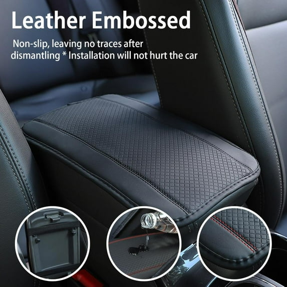 QHUDLV Car Accessories Armrest Cushion Cover Center Console Pad Protector Box UK