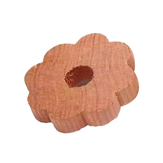 QHUDLV Cedar Wood Balls,Moth Repellent Rings,Wardrobe Drawer Fresheners