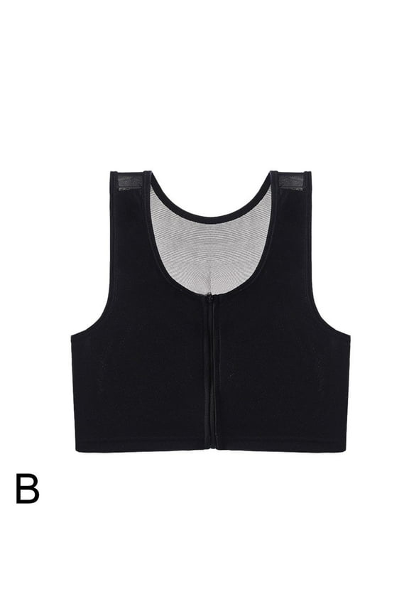 Chest Binder Shapewear – Zip Up – Flat Slim Supporter