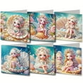 thumbnail image 1 of QHUDLV Christmas Greeting Cards, Rhinestone Card Making Kit, 6 Pack Holiday Gift Set, 1 of 9
